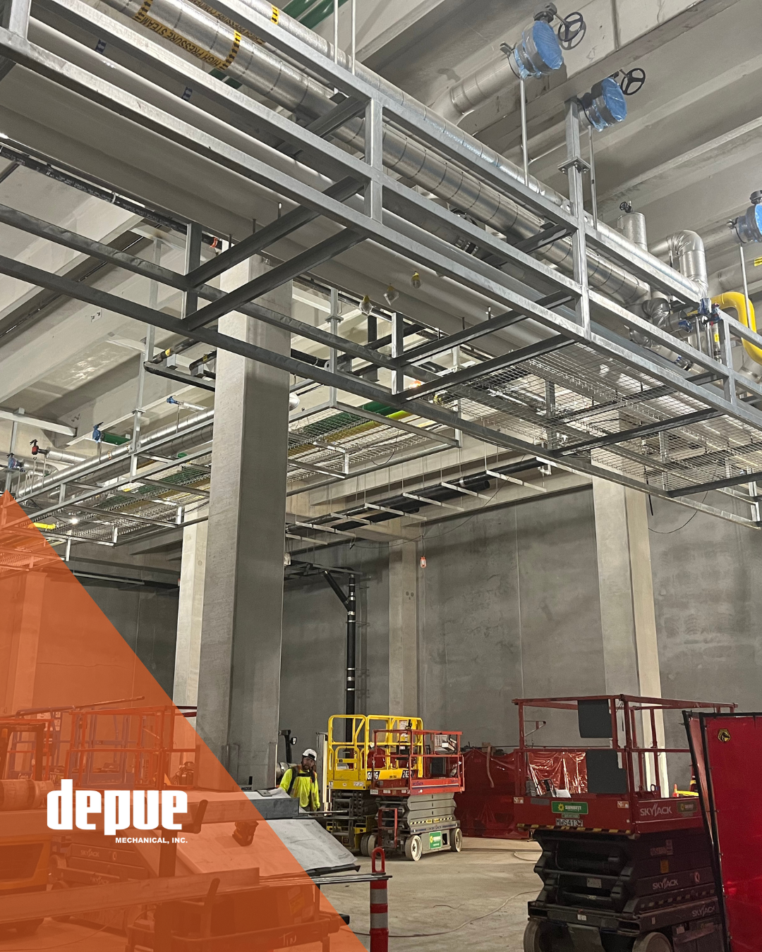 Gallery project Case Study: Utility Piping Rack Installation for Food Manufacturing Expansion in Geneva, IL-3