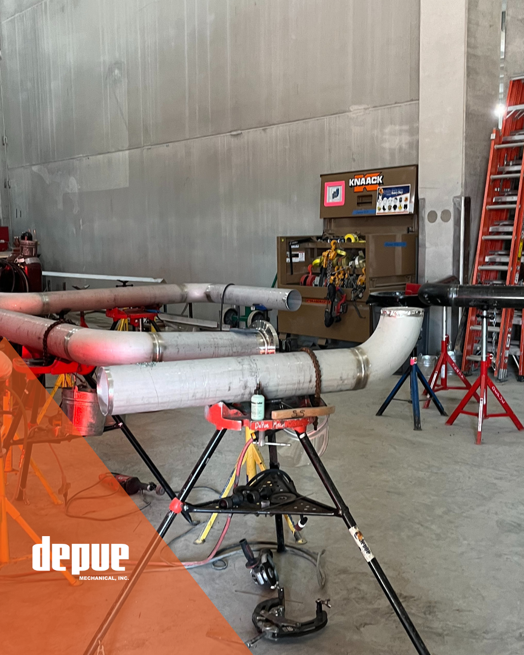 Gallery project Case Study: Utility Piping Rack Installation for Food Manufacturing Expansion in Geneva, IL-5