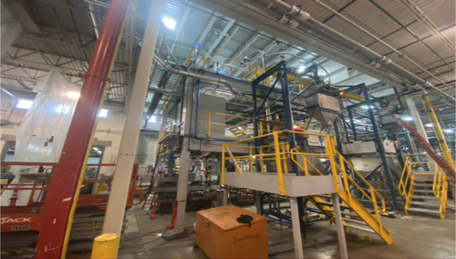 $7 million industrial design-build extruder addition managed by DePue Mechanical