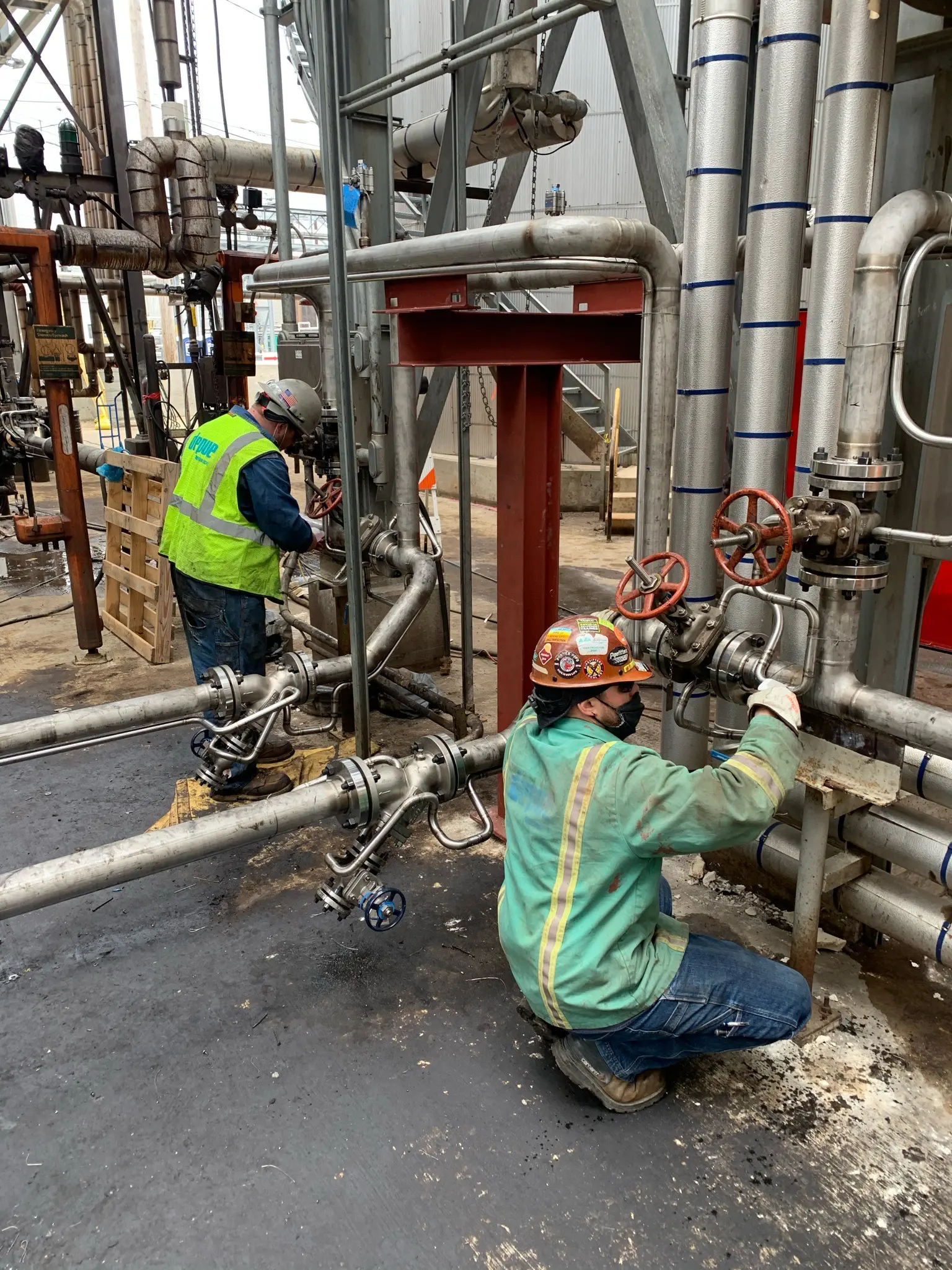 Gallery project Boiler Installation and High-Pressure Steam Header in Hennepin, IL-16