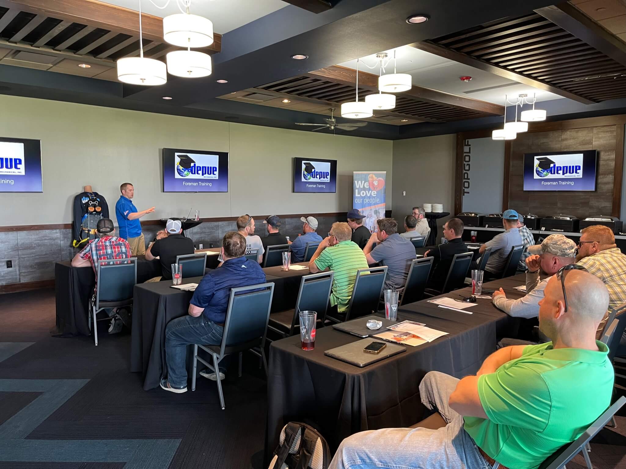 Field Foremen Participate in Safety Training Held At TopGolf
