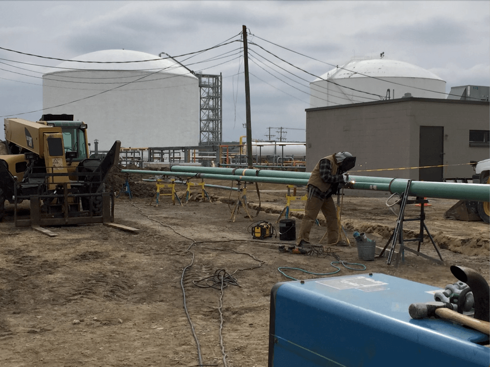 Agrium Gas Line Installation
